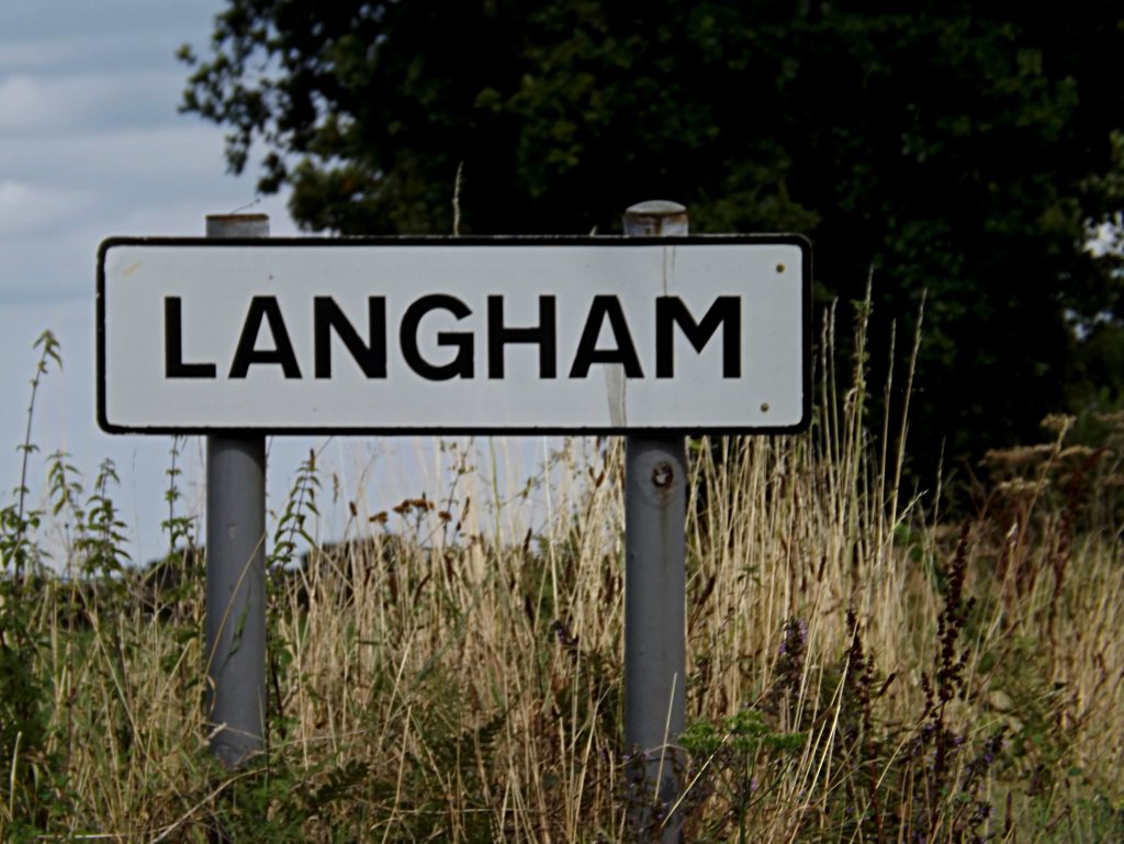 Langham town centre or landmark