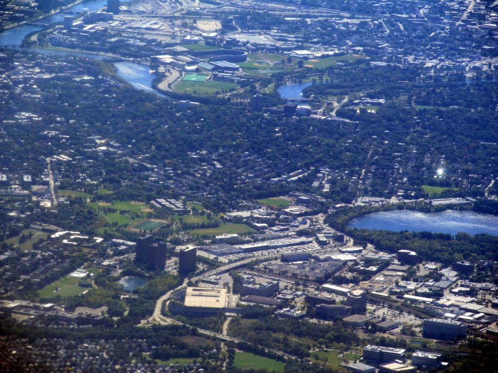Cambridge aerial or recognisable view