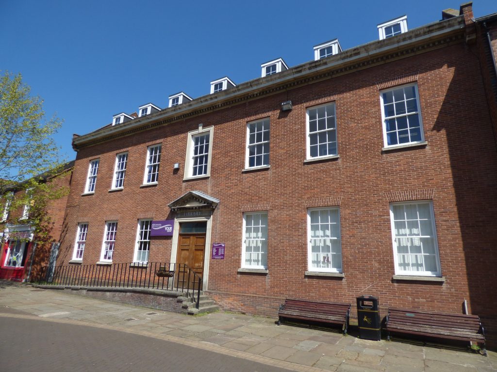 Rugeley town centre or landmark