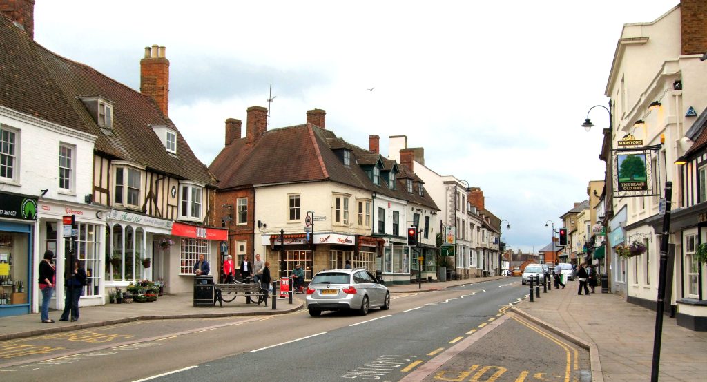 Towcester town centre or landmark
