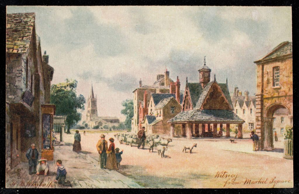 Witney town centre or landmark